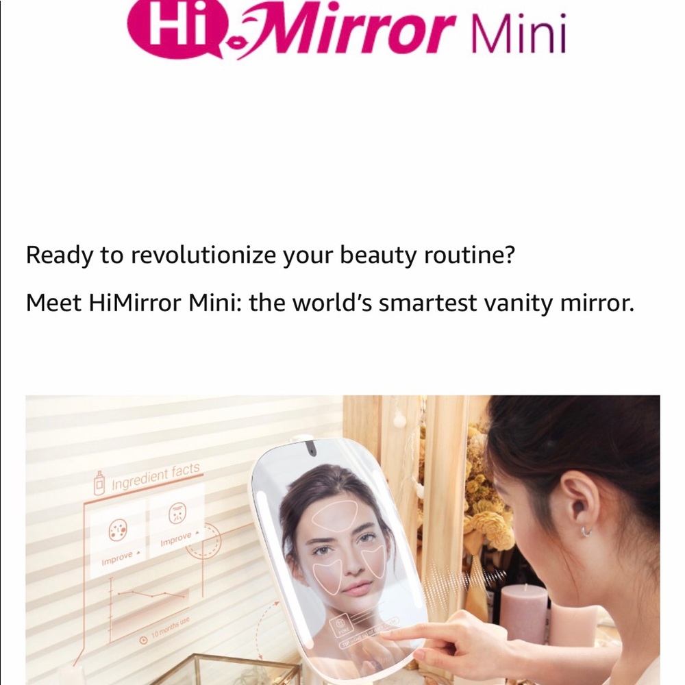 HiMirror Mini 16G: Smart Beauty Mirror
